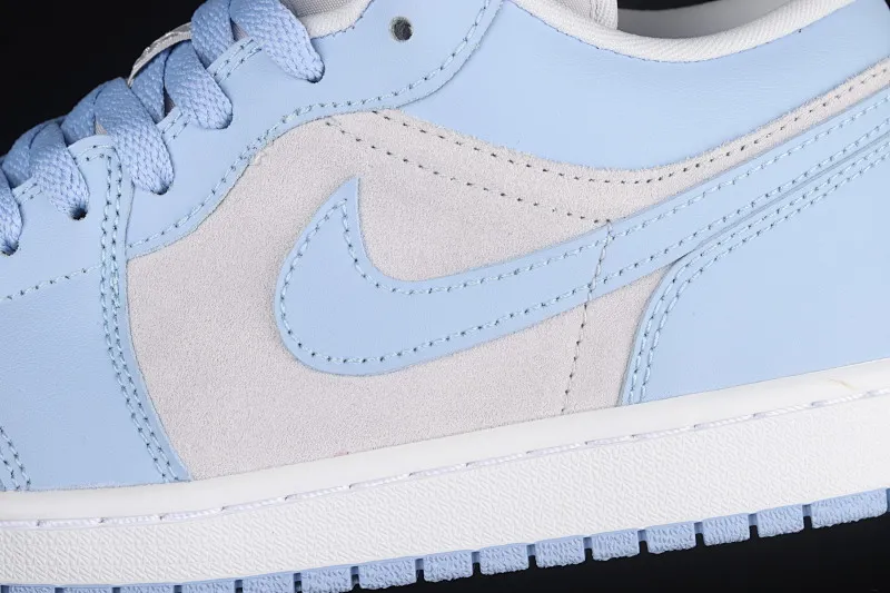 All categories Air Jordan Jordan series basketball shoes Air Jordan 1 Low G version pure original Air Jordan 1 Low AJ1 Joe 1 University blue ice blue gray low-top casual sneakers DC0774-050